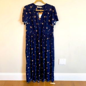 NWT Christy Dawn Dress Blue Floral size Large